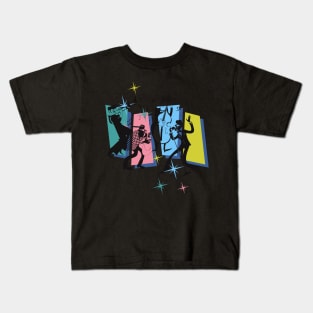 Retro Jazz Band - Mid-Century Modern Kids T-Shirt